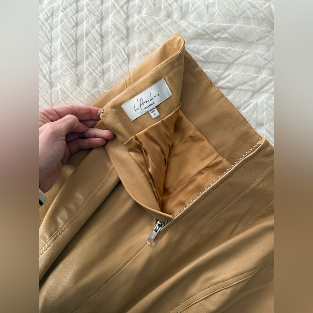 L’Academie Faux Leather Mini Skirt - Size S - Picture 3 of 3